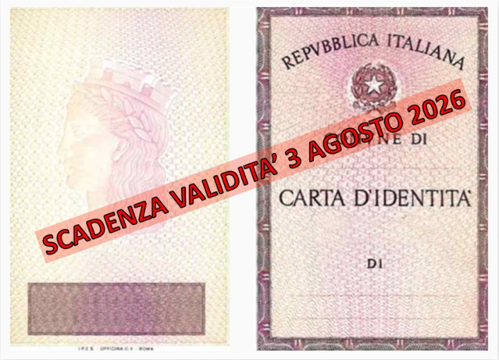 cessazione validità carta di identità cartacea