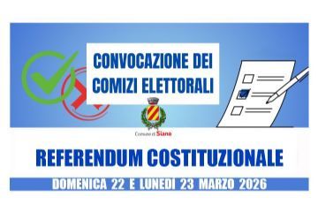Convocazione dei  Comizi Elettorali - Referendum Costituzionale del 22-23 marzo 2026