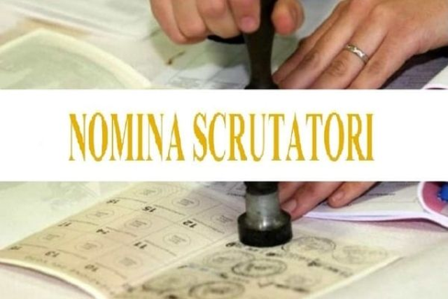 Convocazione Commissione elettorale  comunale per nomina degli scrutatori